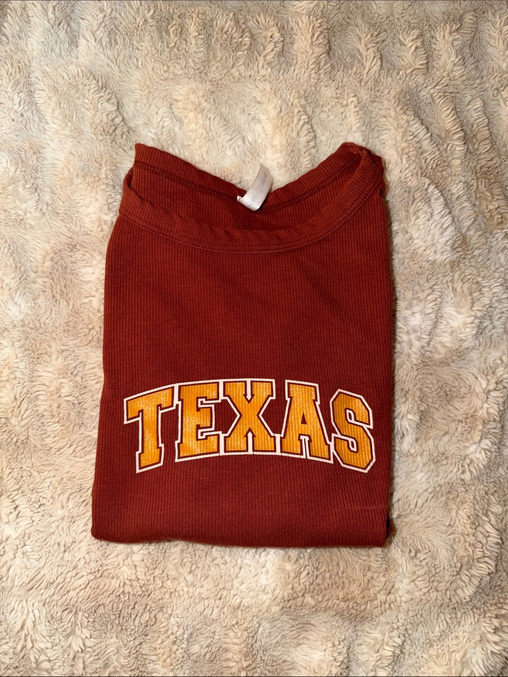 Women's Texas Graphic Tank Top in Rust